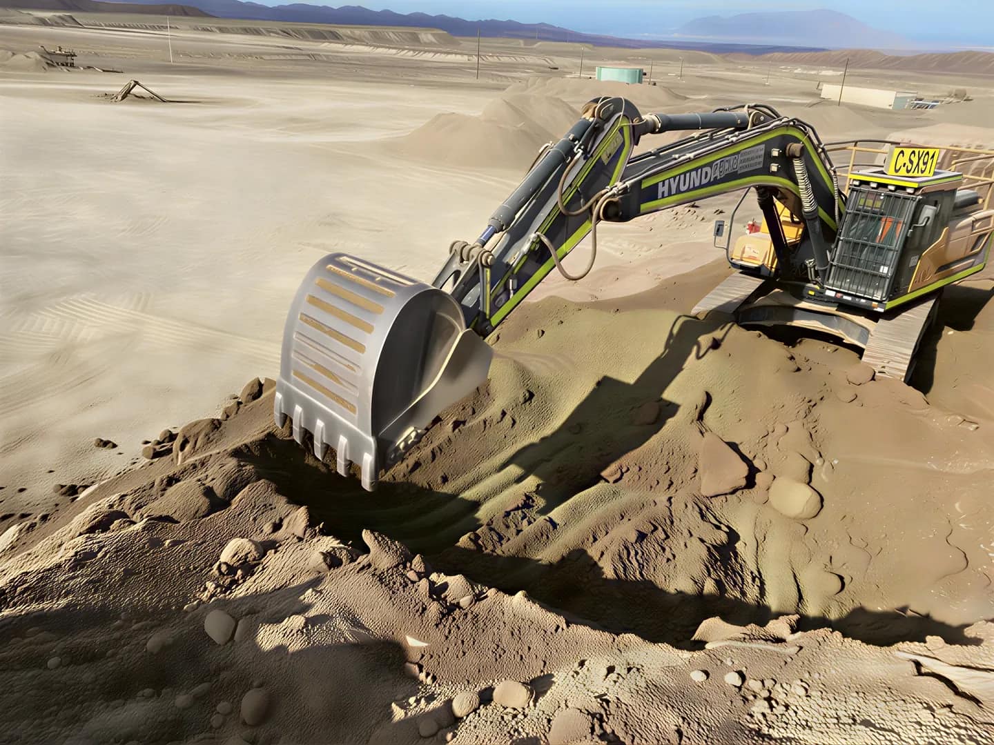 Excavadora MAOB para excavación y movimiento de tierra