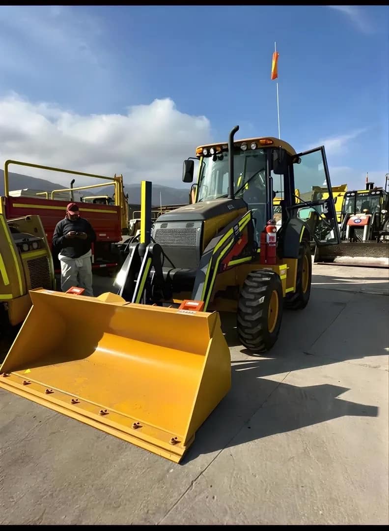Retroexcavadora MAOB para excavación y apoyo de obra