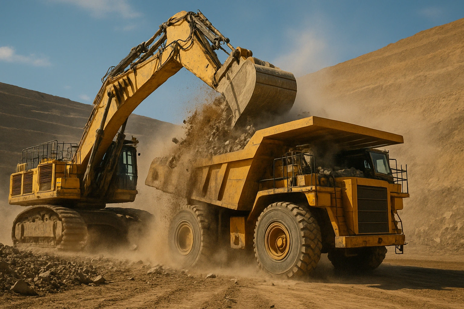 Variables que influyen en la optimización del match pala-camión en minería